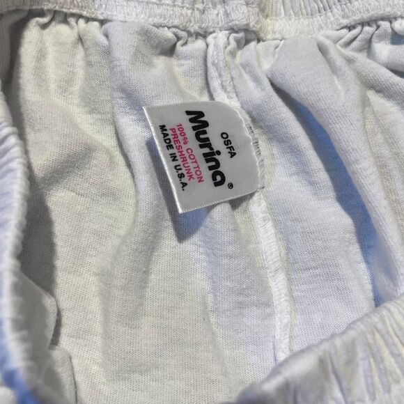 Vintage 80s Murina Iron Man Navy Olympic White Shorts Surfwear Sz M-L READ DESC - Picture 4 of 7